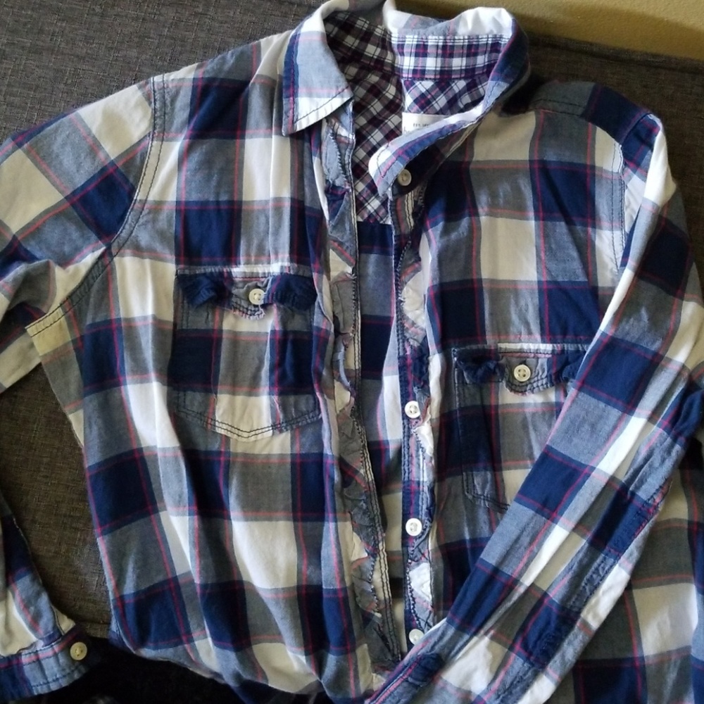 Abercrombie plaid button up